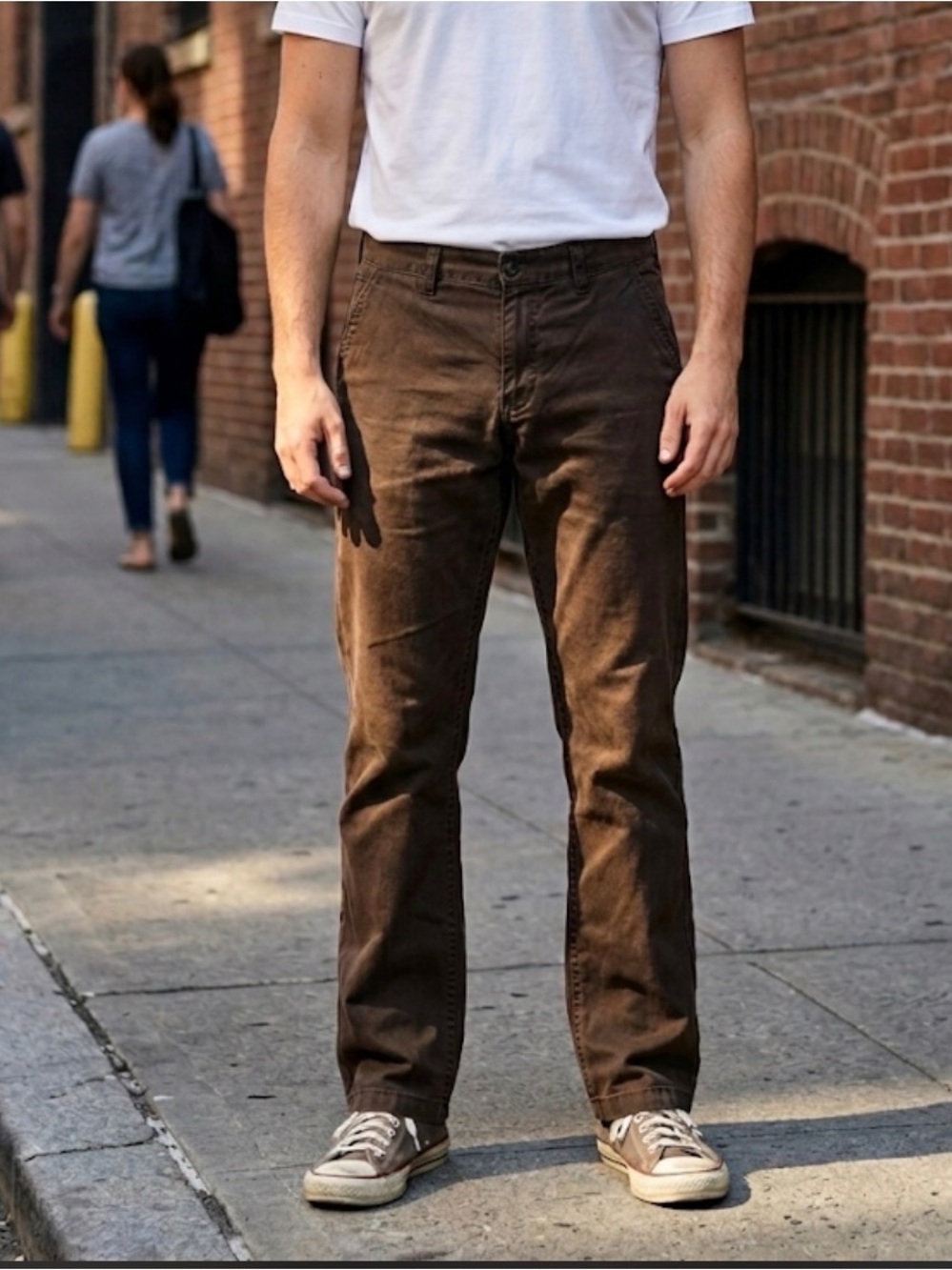 Title: Brixton Reserve Pant Standard Fit Brown Chino Pants Men’s Size 33x32